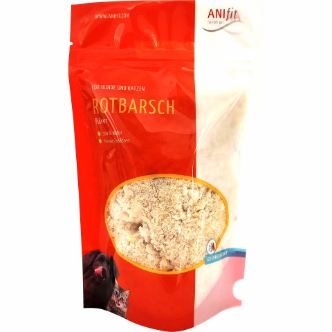 Hond Kat Accessories Snacks Voedingssupplementen Roodbaarsfilet (poeder) 40g 1 Stuk -1- Anifit